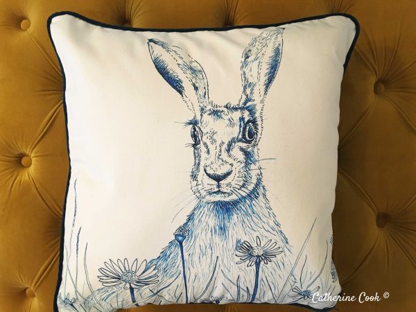 hare cushion