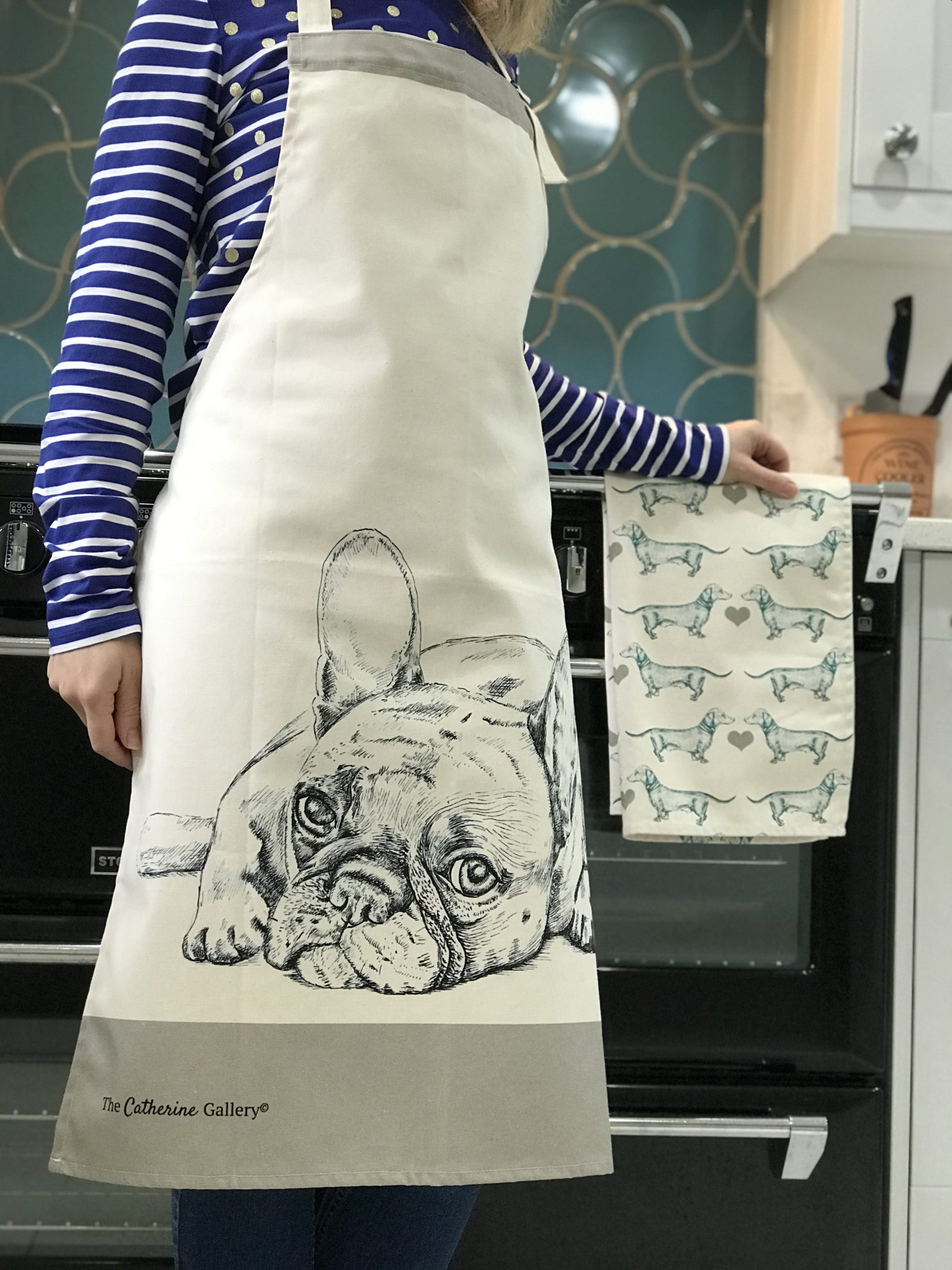 french bulldog apron