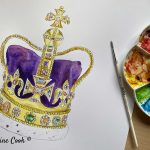 Coronation crown Drawing